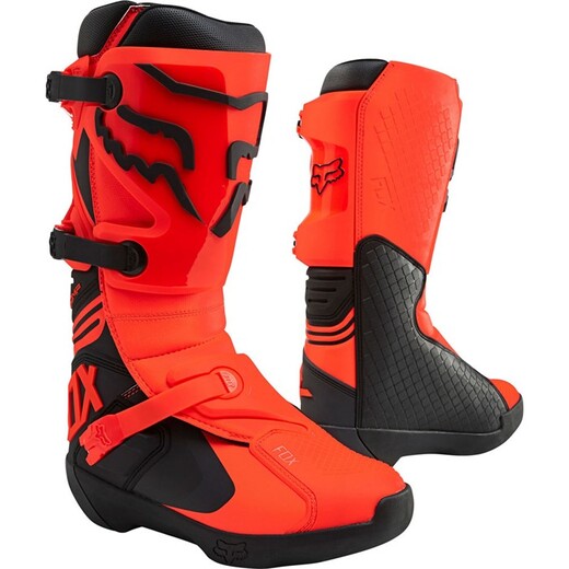 Мотоботы Fox Comp Boot (Orange, 8, 2022 (25839-824-8)) pitbikemarket.ru