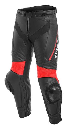 Брюки кож. DELTA 3 LADY BLACK/BLACK/FLUO-RED 40 pitbikemarket.ru