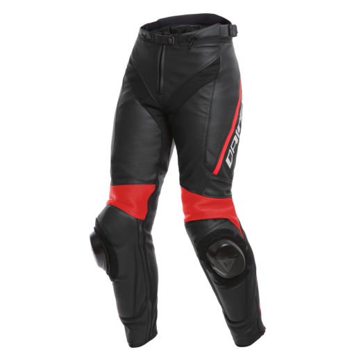 Брюки кож. DELTA 3 BLACK/WHITE/RED 52 pitbikemarket.ru