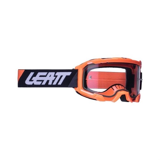 Очки Leatt Velocity 4.5 Neon Orange Clear 83% (8022010500) pitbikemarket.ru