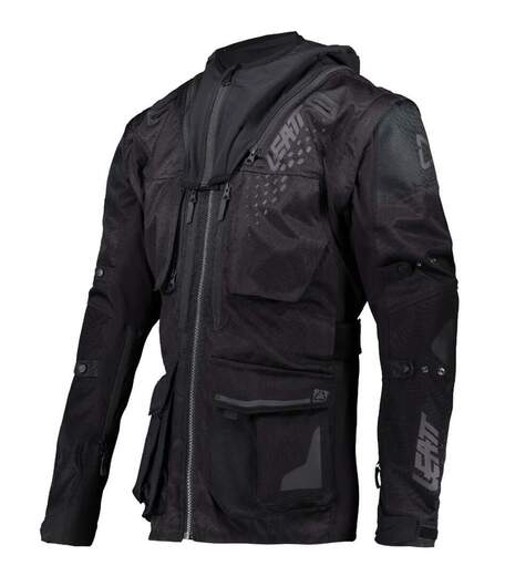 Куртка мото LEATT #3 black (текстиль) (XL) pitbikemarket.ru