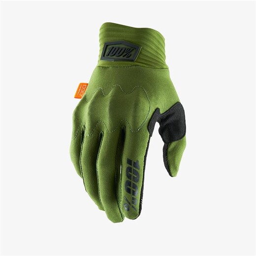 Мотоперчатки 100% Cognito D3O Glove (Army Green/Black, S, 2021 (10013-216-10)) pitbikemarket.ru