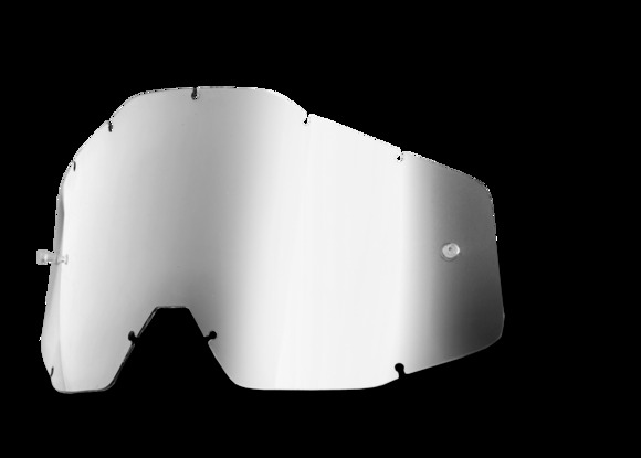 Линза зеркальная 100% RC/AC/ST Anti-Fog Silver pitbikemarket.ru