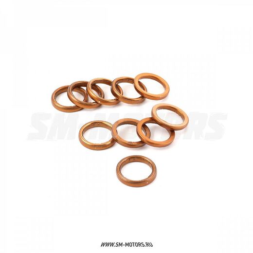 Прокладка глушителя питбайк d-25 D-32,5 L-5 мм (упак. 10 шт) SM-PARTS pitbikemarket.ru