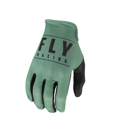 Перчатки FLY RACING MEDIA зеленые/черные (2021)  9 pitbikemarket.ru