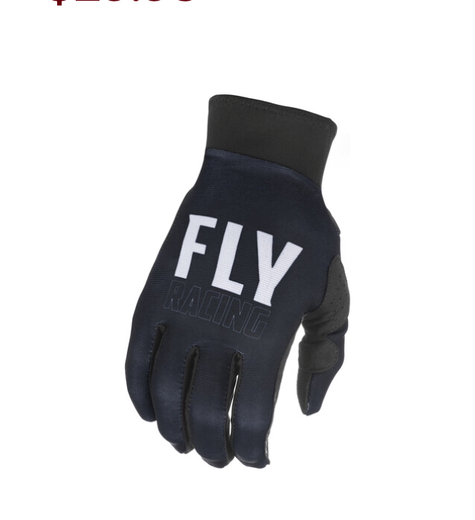 Перчатки FLY RACING PRO LITE черные/белые (2021)  9 pitbikemarket.ru