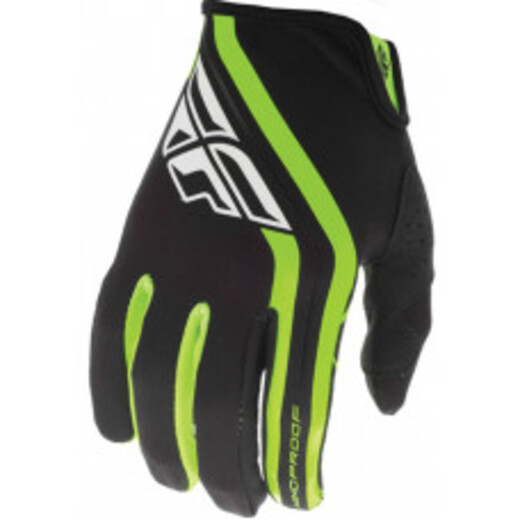 Перчатки FLY RACING WINDPROOF LITE черный/Hi-Vis желтый (2021)  9 pitbikemarket.ru