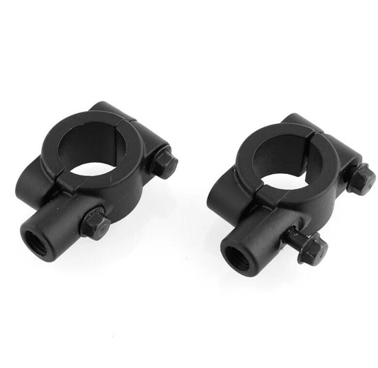 Кронштейны крепления зеркал на руль (пара) M10 прав. резьба  SM-PARTS pitbikemarket.ru