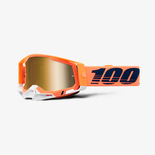 Очки 100% Racecraft 2 Goggle Coral / Mirror True Gold Lens (50010-00018) pitbikemarket.ru