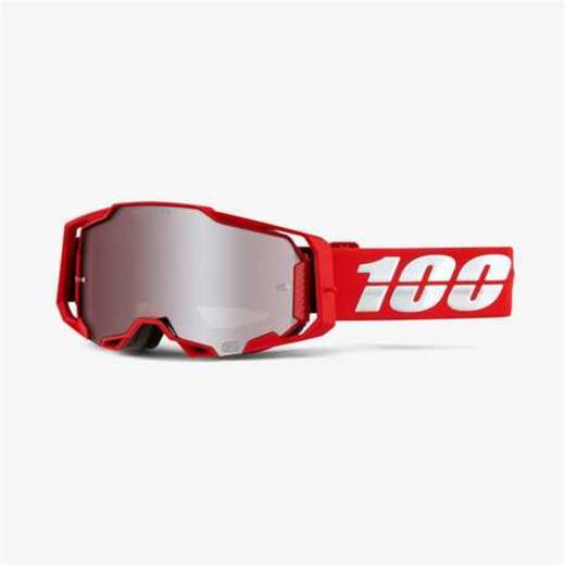 Очки 100% Armega Red / Hiper Silver Mirror Lens (50720-003-02) pitbikemarket.ru