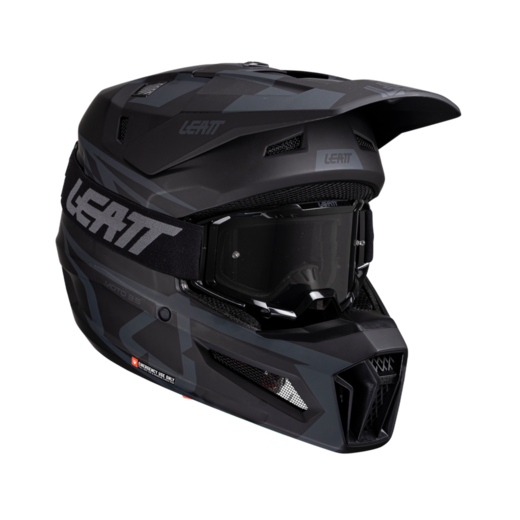 Мотошлем Leatt Moto 3.5 Helmet Kit (Stealth, XS, 2025 (1025100500)) pitbikemarket.ru