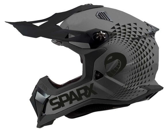 Шлем эндуро SPARX Raptor (JH-601) (серо-черный, S) pitbikemarket.ru