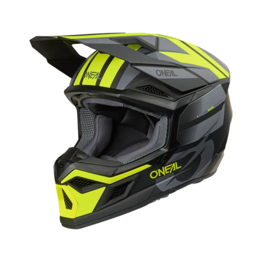 Шлем кроссовый O'NEAL 3Series Ride V.25 (черный/желтый, M) pitbikemarket.ru