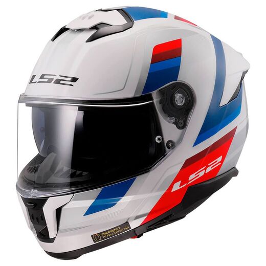 Шлем LS2 FF808 STREAM 2 VINTAGE White Blue Red XL pitbikemarket.ru