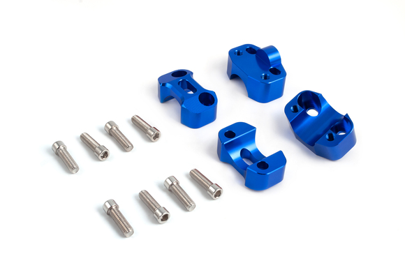 Переходники (адптеры-проставки) рудля для эндуро мотоцикла и питбайка (для руля 22-28 мм) синий pitbikemarket.ru