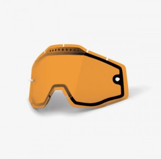 Линза 100% Racecraft/Accuri/Strata Vented Dual Pane Lens Anti-Fog Persimmon (51006-046-02) pitbikemarket.ru