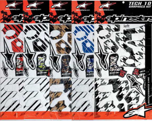 Наклейка DIE CUT ALPINESTARS L 98 CM черный pitbikemarket.ru